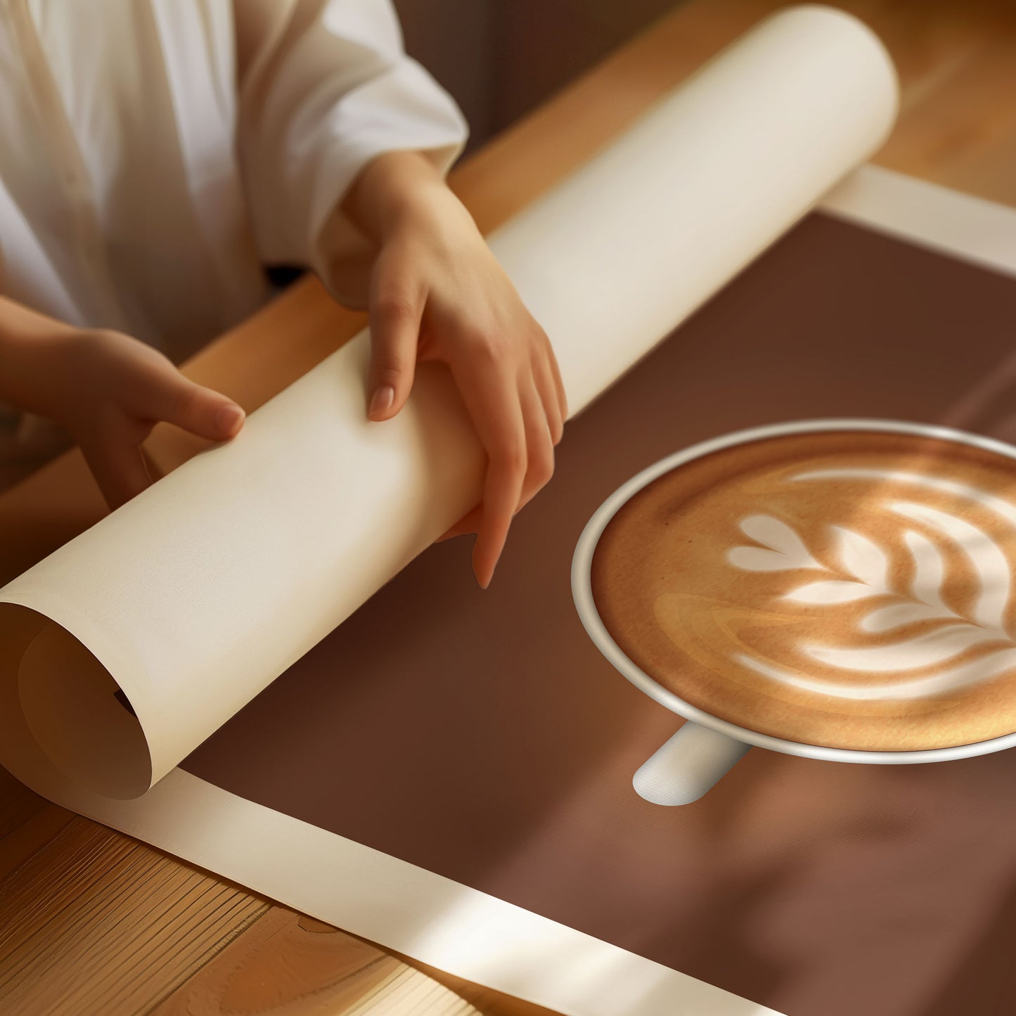 Cafe Latte Kaffe Poster