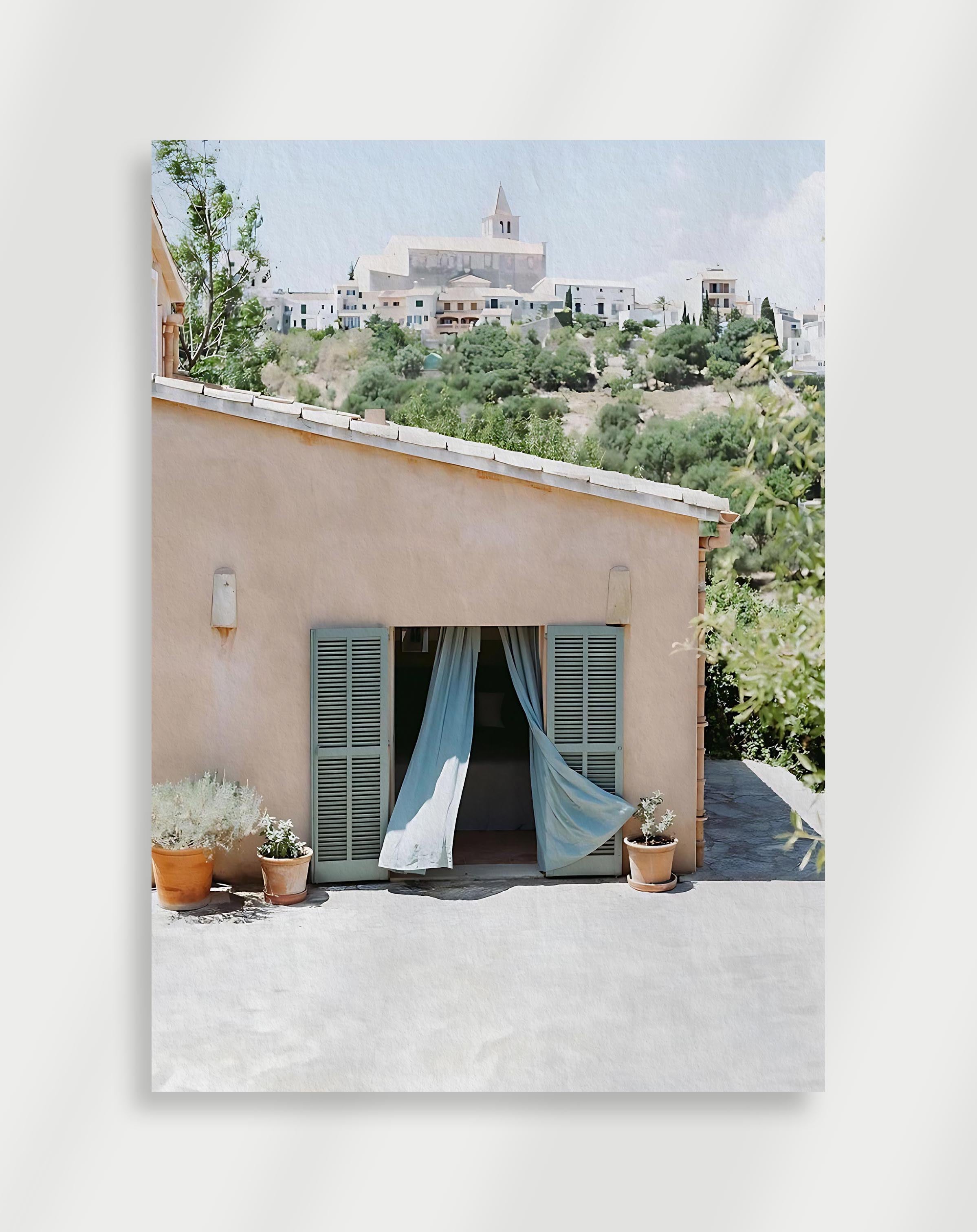 Italienskt hus poster