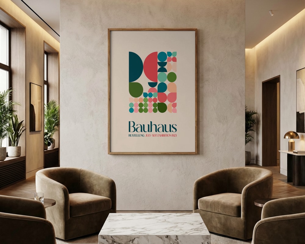 Geometrisk Harmoni Poster