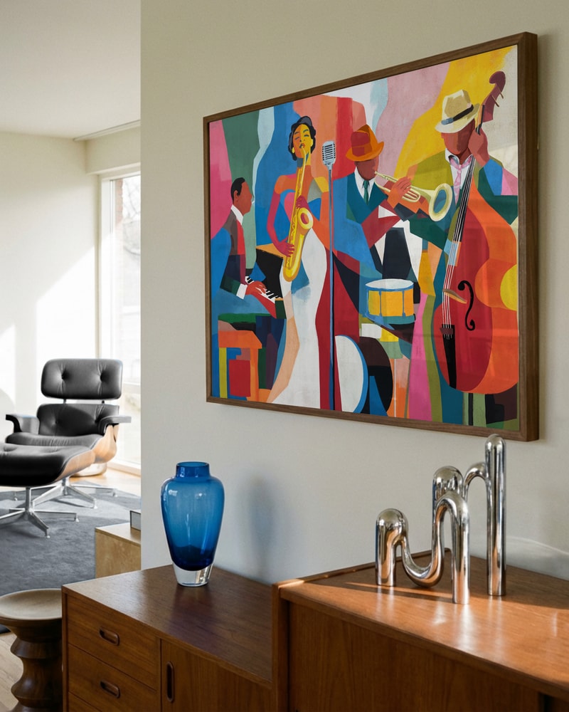 Livfull jazzensemble Poster