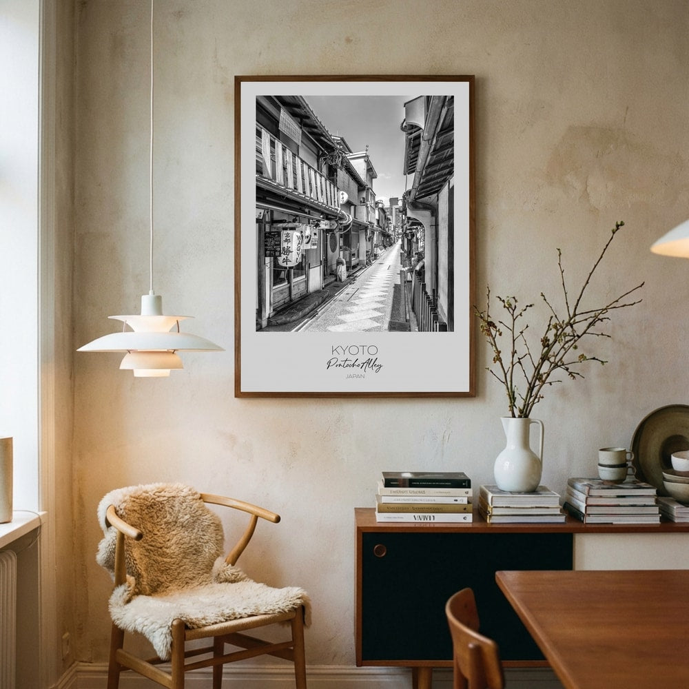 Kyoto Pontocho Stræde Plakat