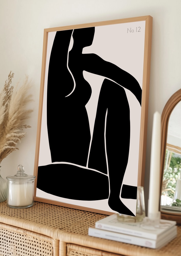 Graceful Silhouette Poster