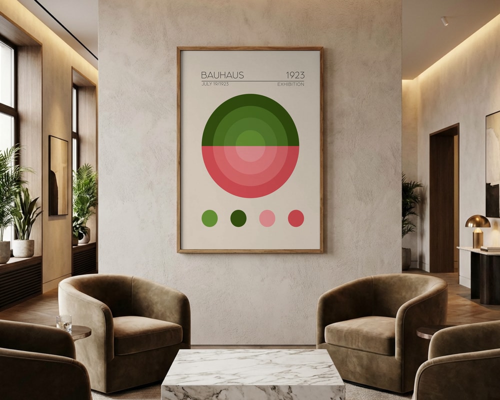 Geometrisk Harmoni Poster