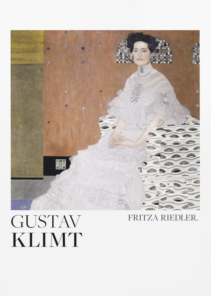 Gustav Klimt Bildnis Fritza Riedler (1906) Poster