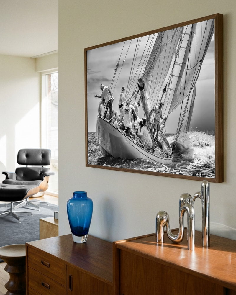 klassisk segeltävling Poster