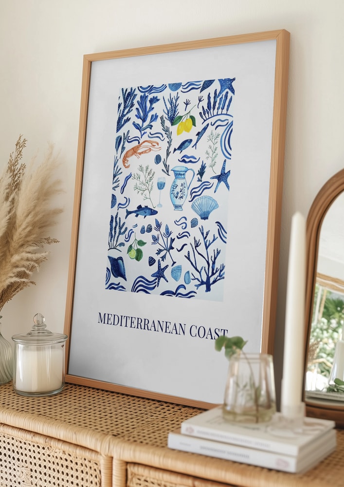 Havets läckerheter från Medelhavet Poster