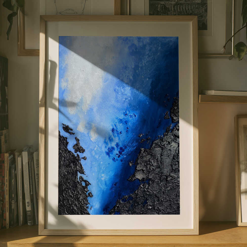 Djupblå Djup Poster