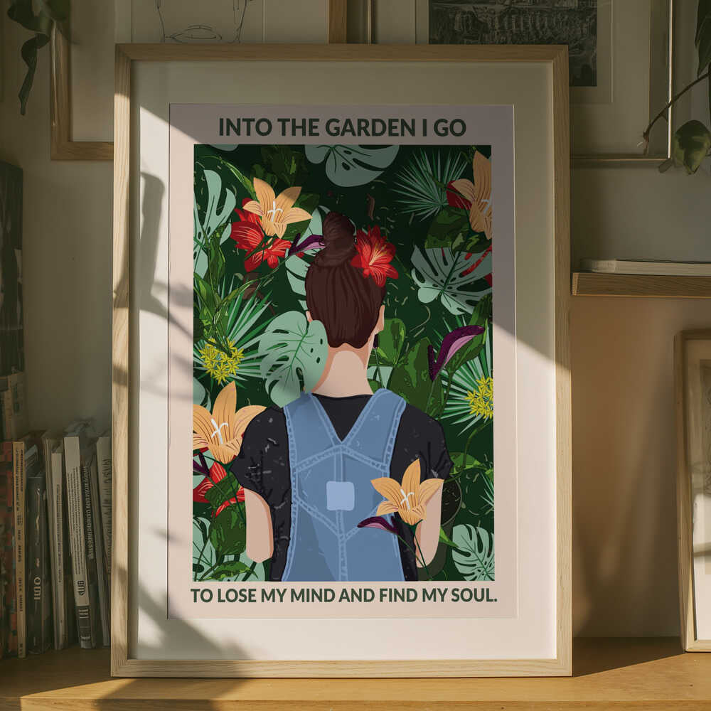 Into the Garden Standard Wall Art Poster