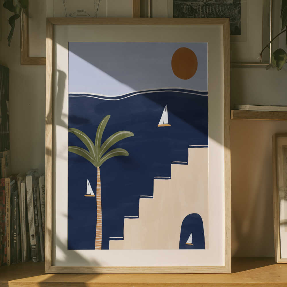 Segelbåtar Poster