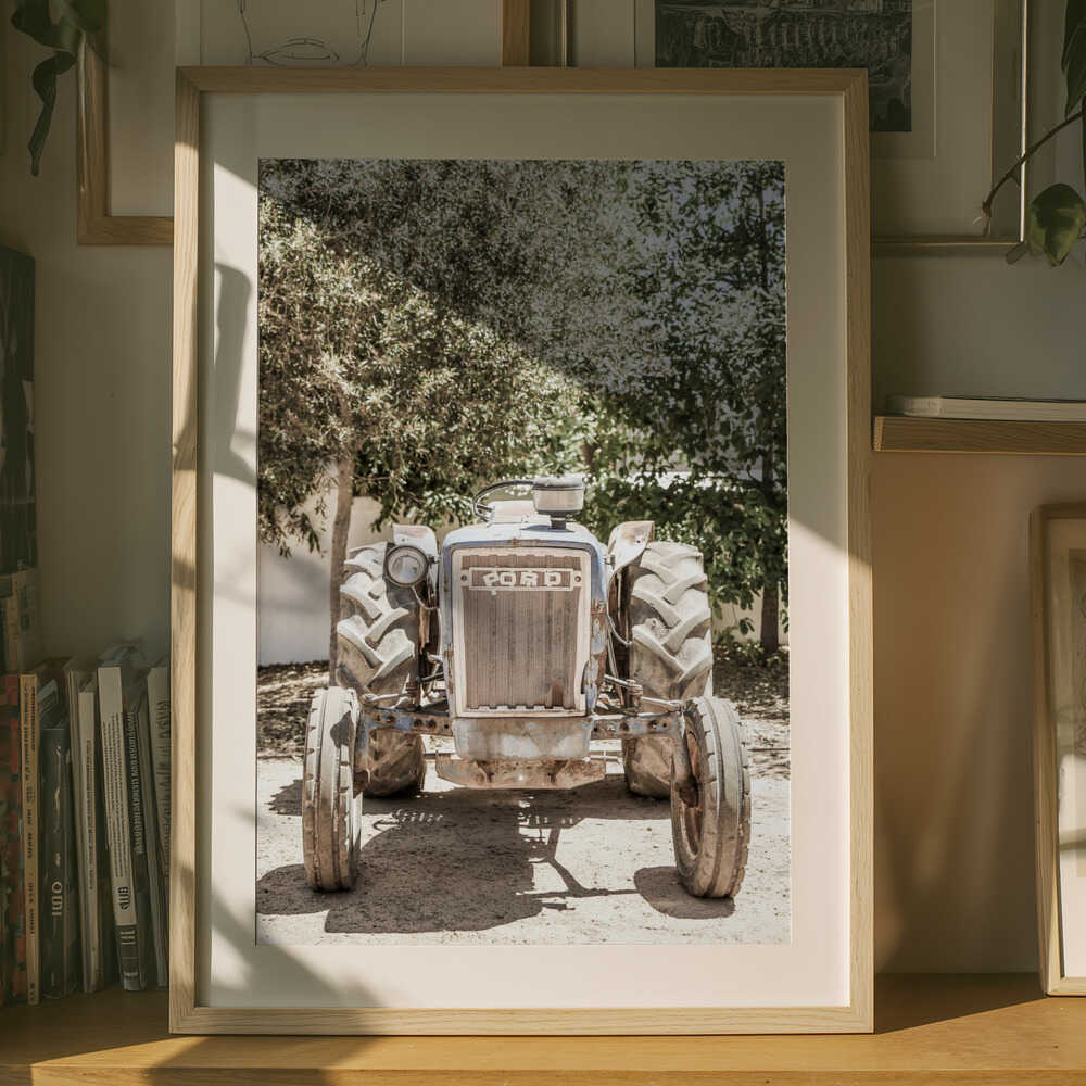 Rugged Tractor Scene