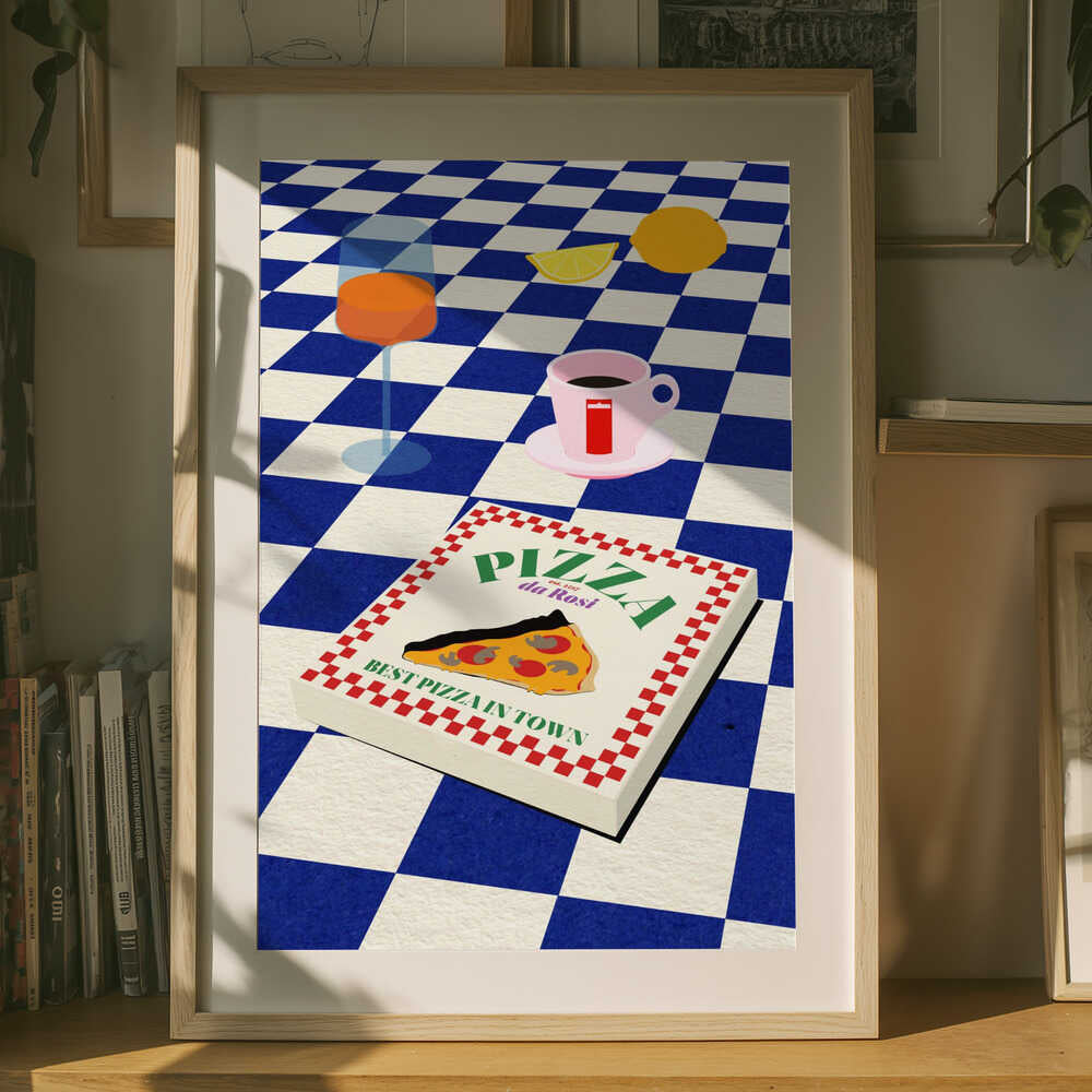 The Italian Menu Poster