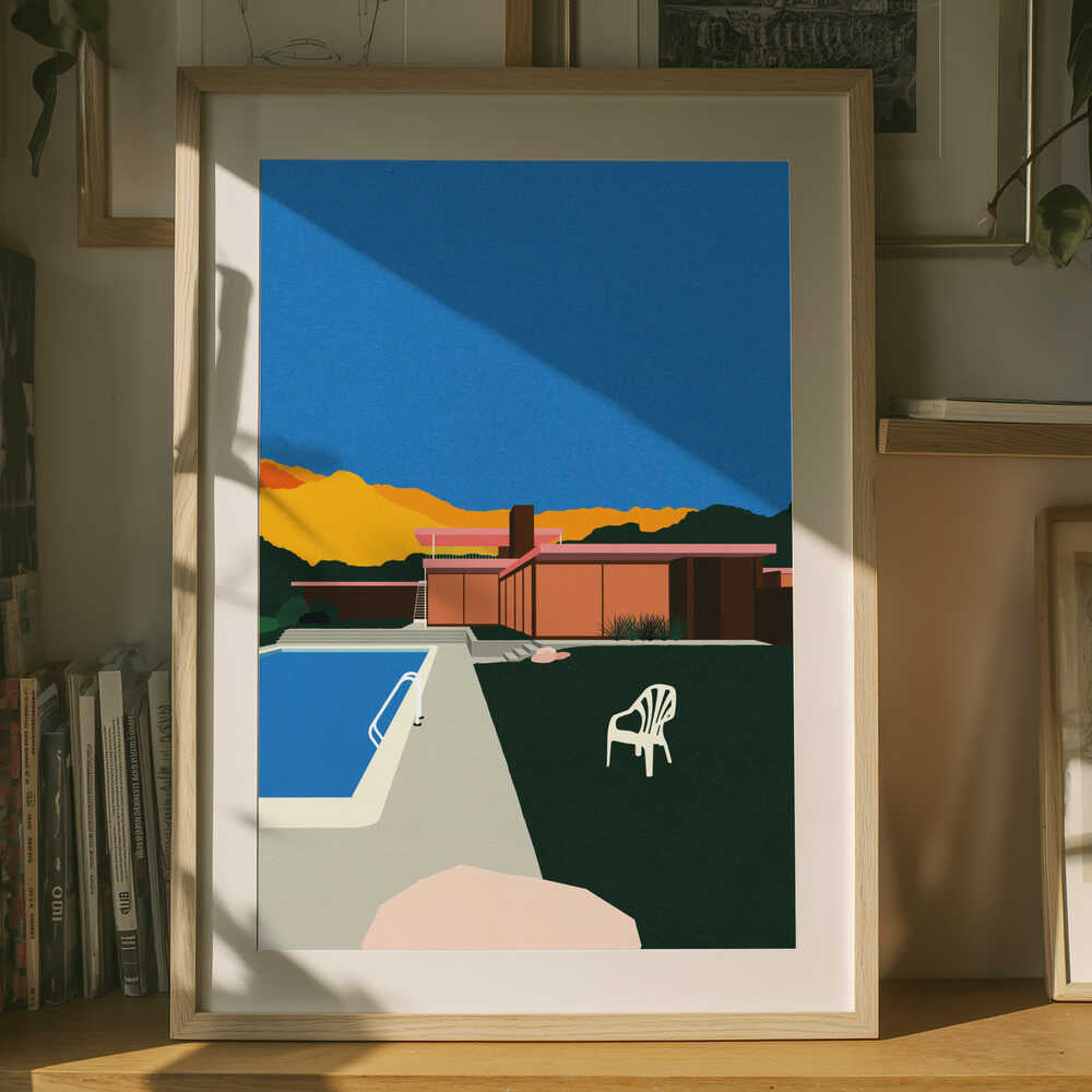 Kaufmann Desert House Poolside Poster