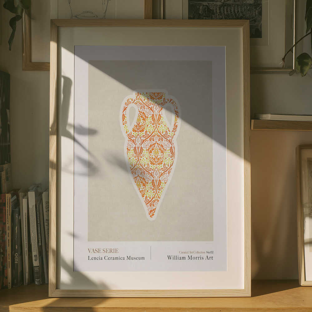 Ornate Vase Design Poster