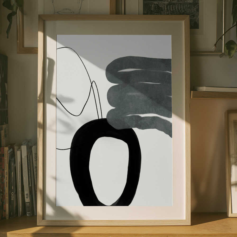 Malet linjer Swazz Kopie Plakat