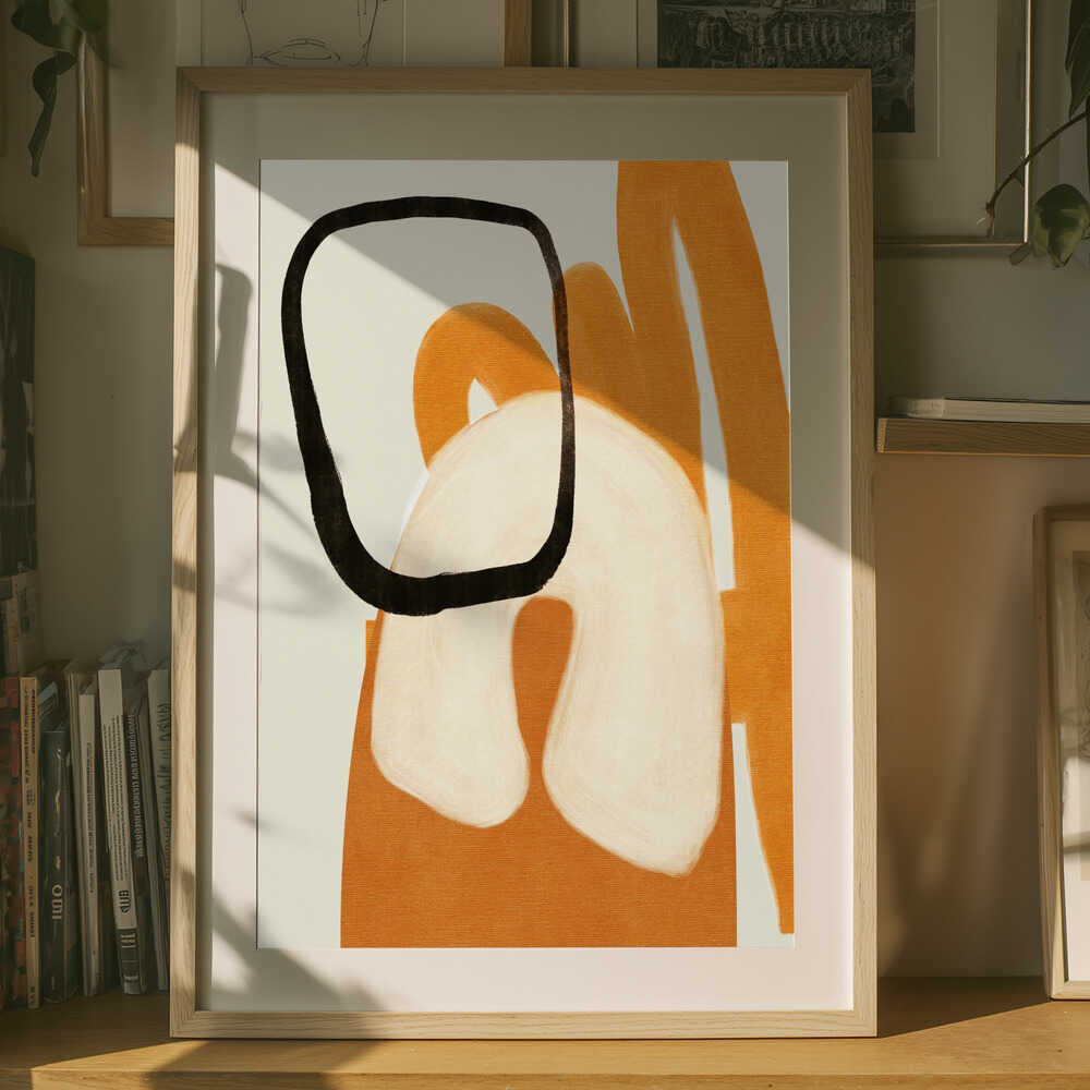 Painted Lines Desatur2 Kopie Poster