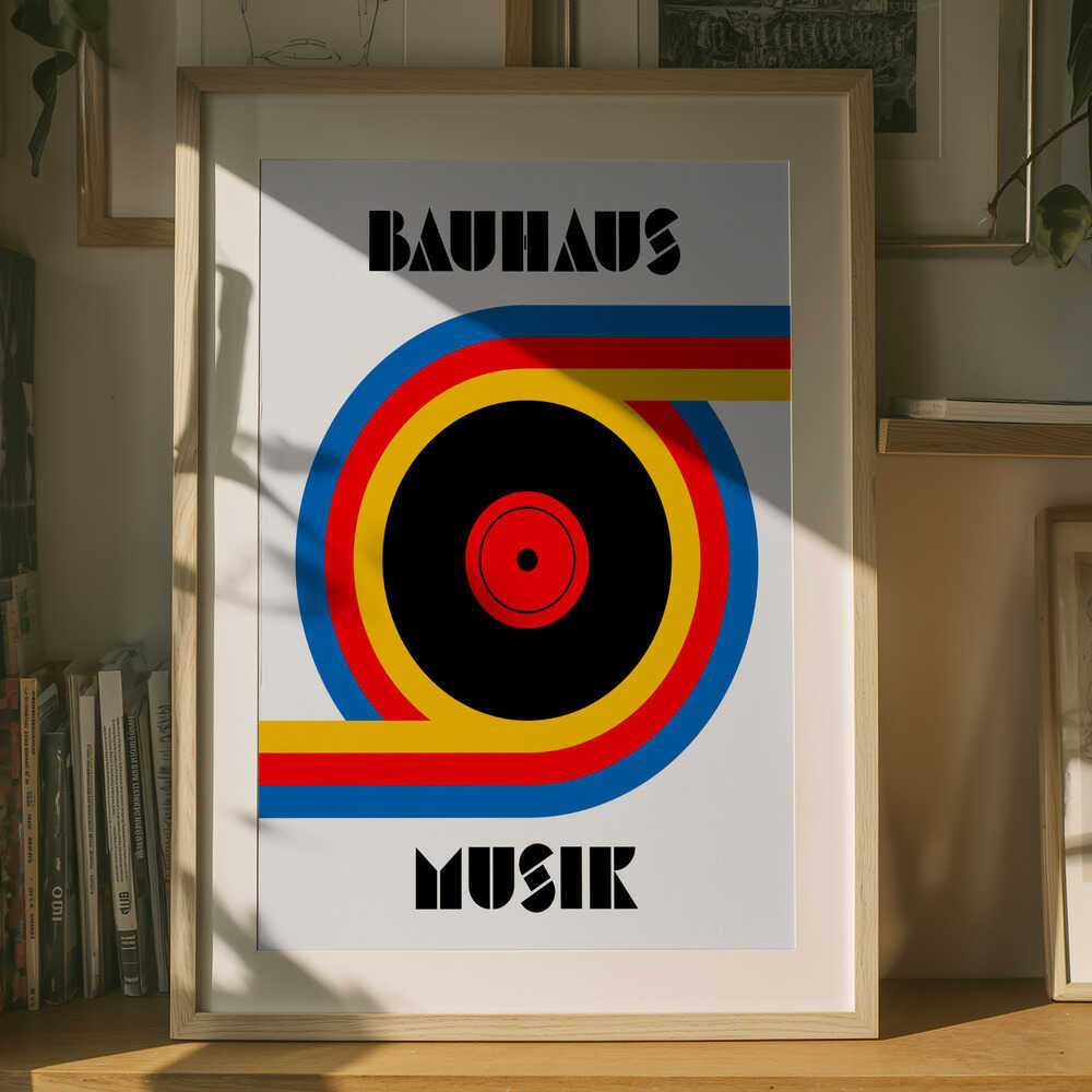 Bauhaus Music Skiv Poster