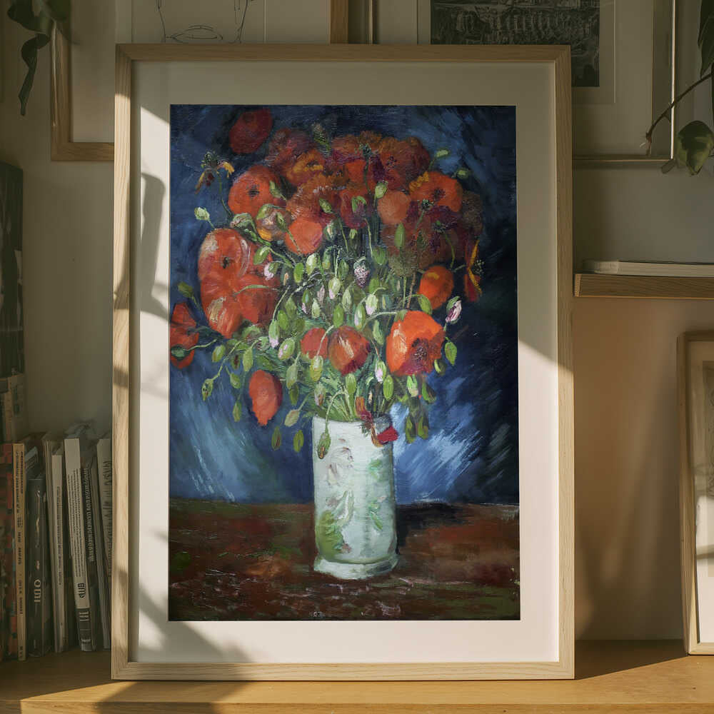 Vincent Van Goghs Vas med vallmo (1886) Poster
