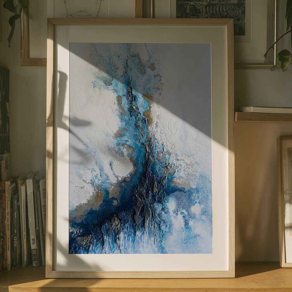 Kystrelieffoto - Udsigtsplakat