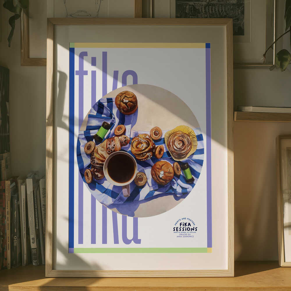 Svensk Fika-Lækkerier Plakat