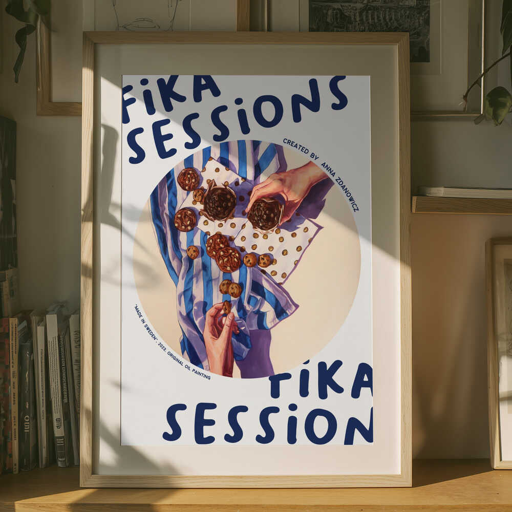 Fika Cookie Break Poster