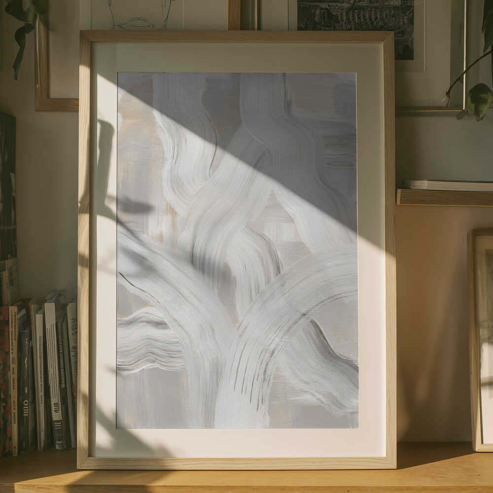Abstrakta penseldrag 126 Poster