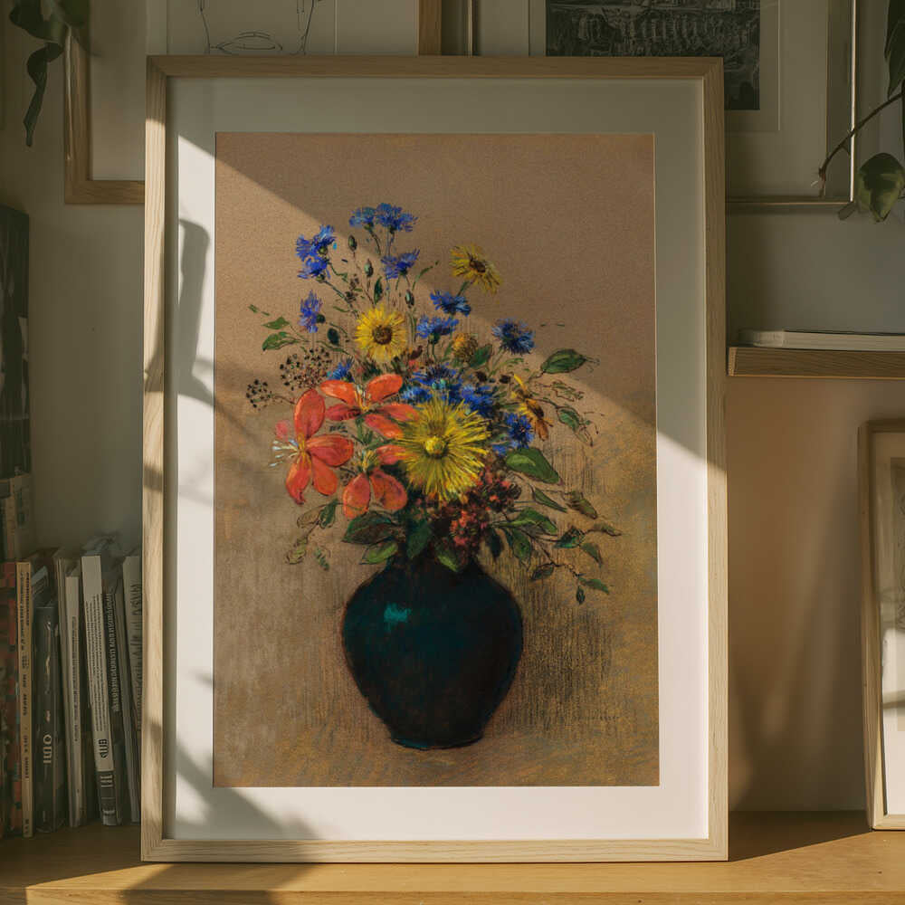 Vilde blomster-plakat