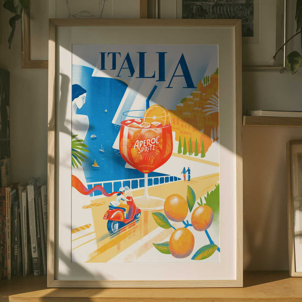 Italiensk sommarkust Poster