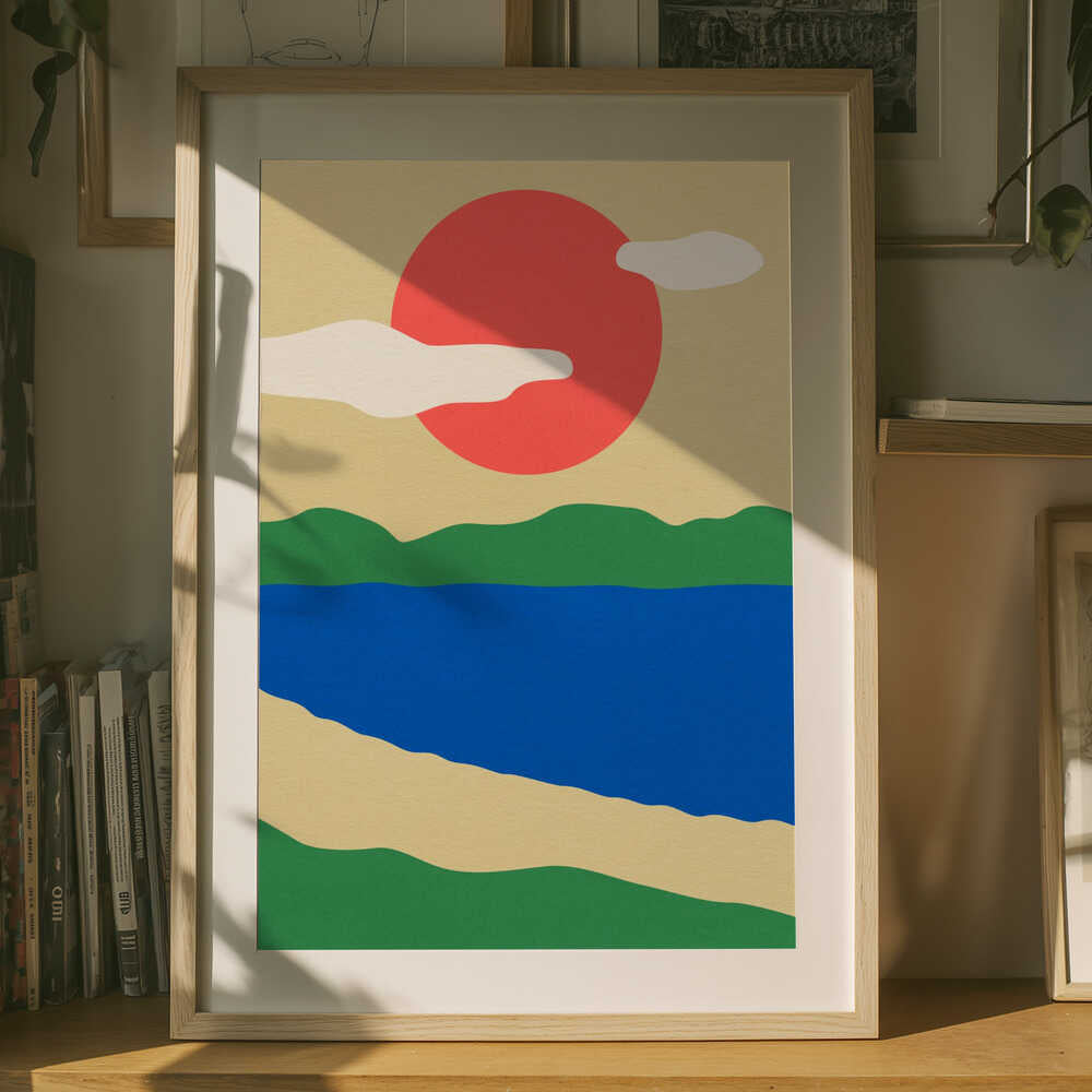 Thüringen sommar Poster