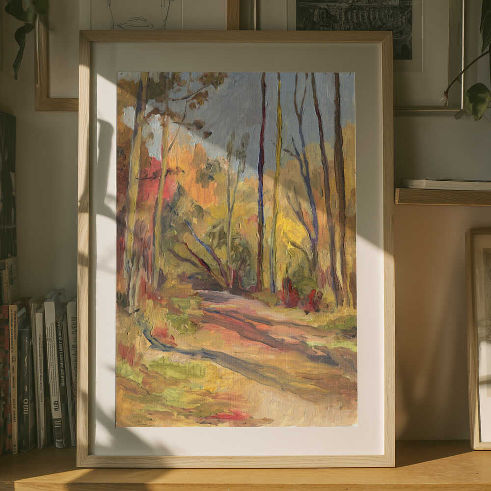 Friedlicher Herbstweg – Poster
