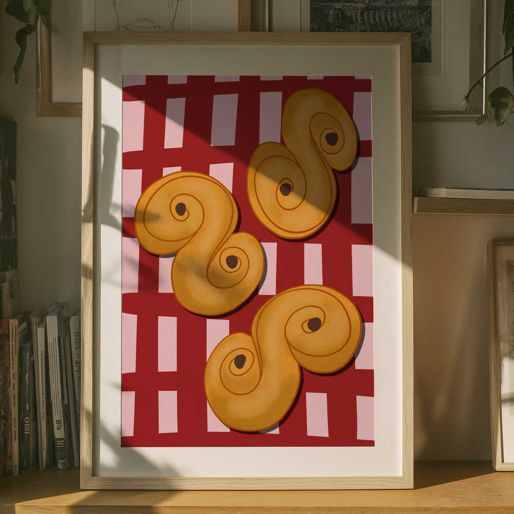 Gyllene Virvelfröjd Poster