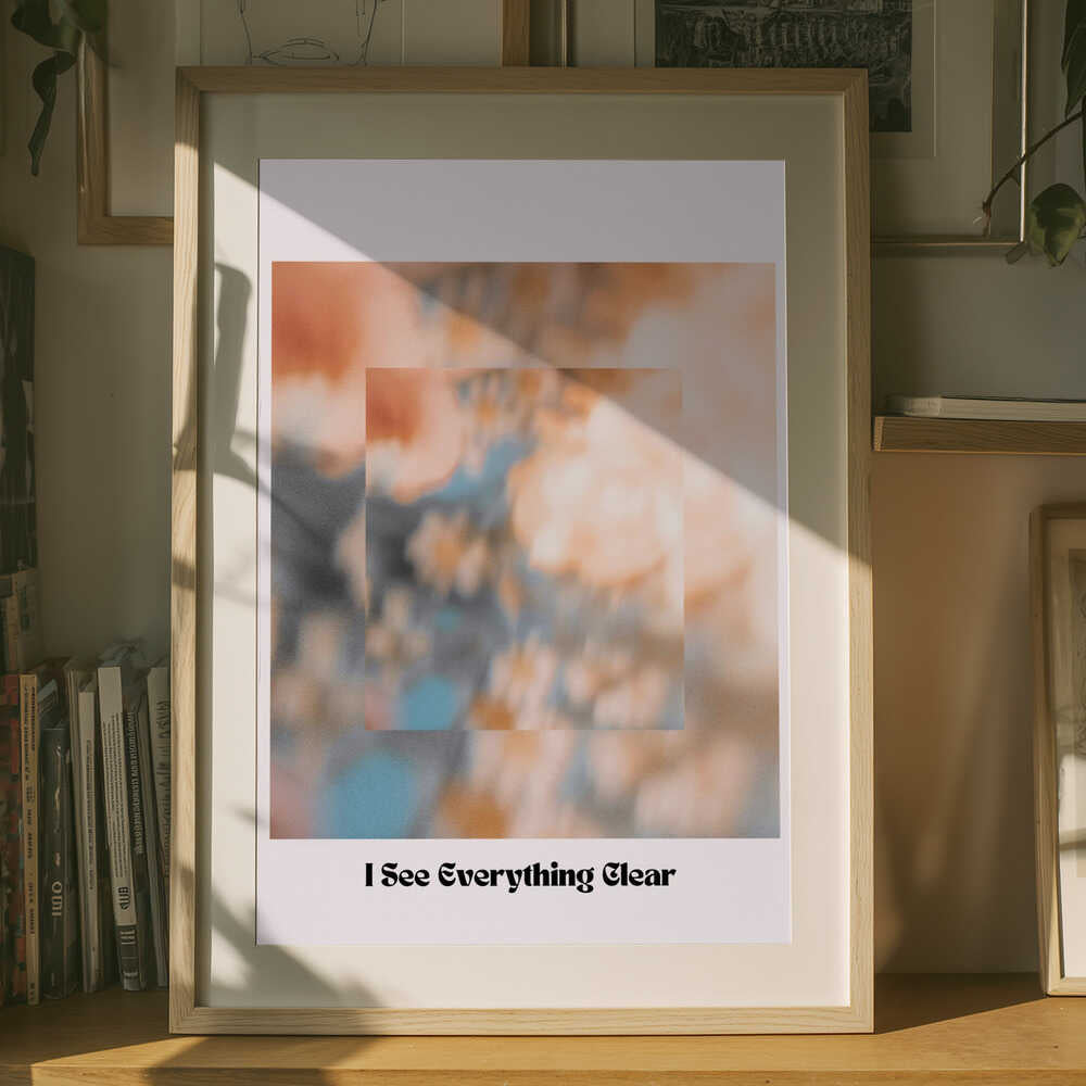 Jag ser allting tydligt Poster