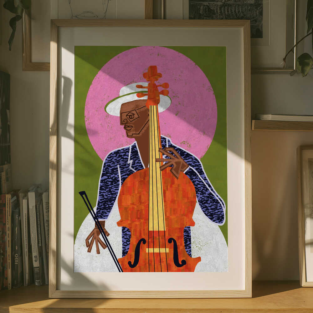 Jazzcellist Poster