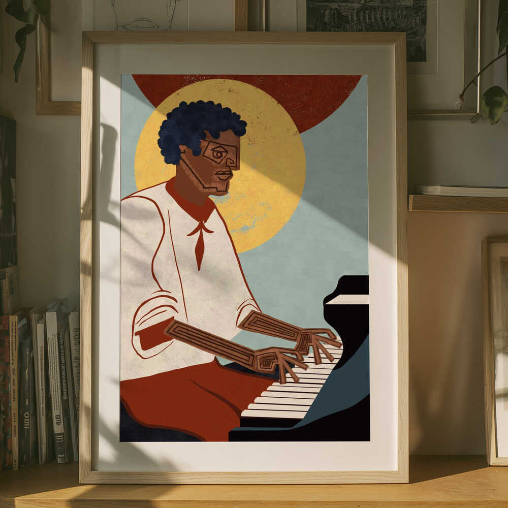 Själfull Pianist Poster
