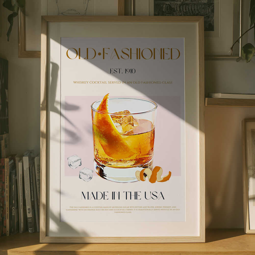 Klassisk cocktailberlock Poster