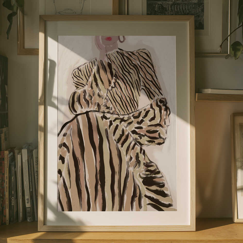 Zebra Elegance Plakat