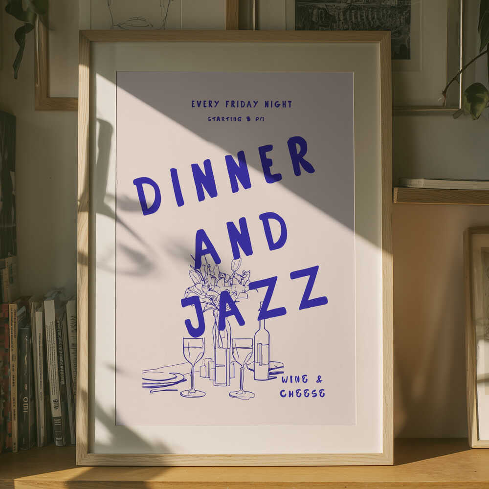 Jazzkväll Fest Poster