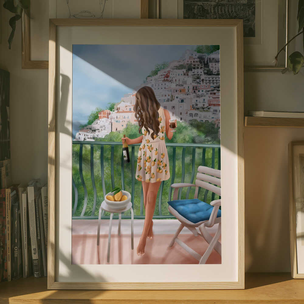Balkonglycka Poster