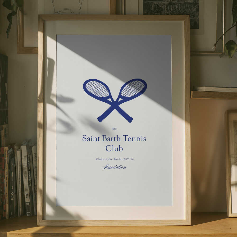 Saintbarthtennisclub Poster