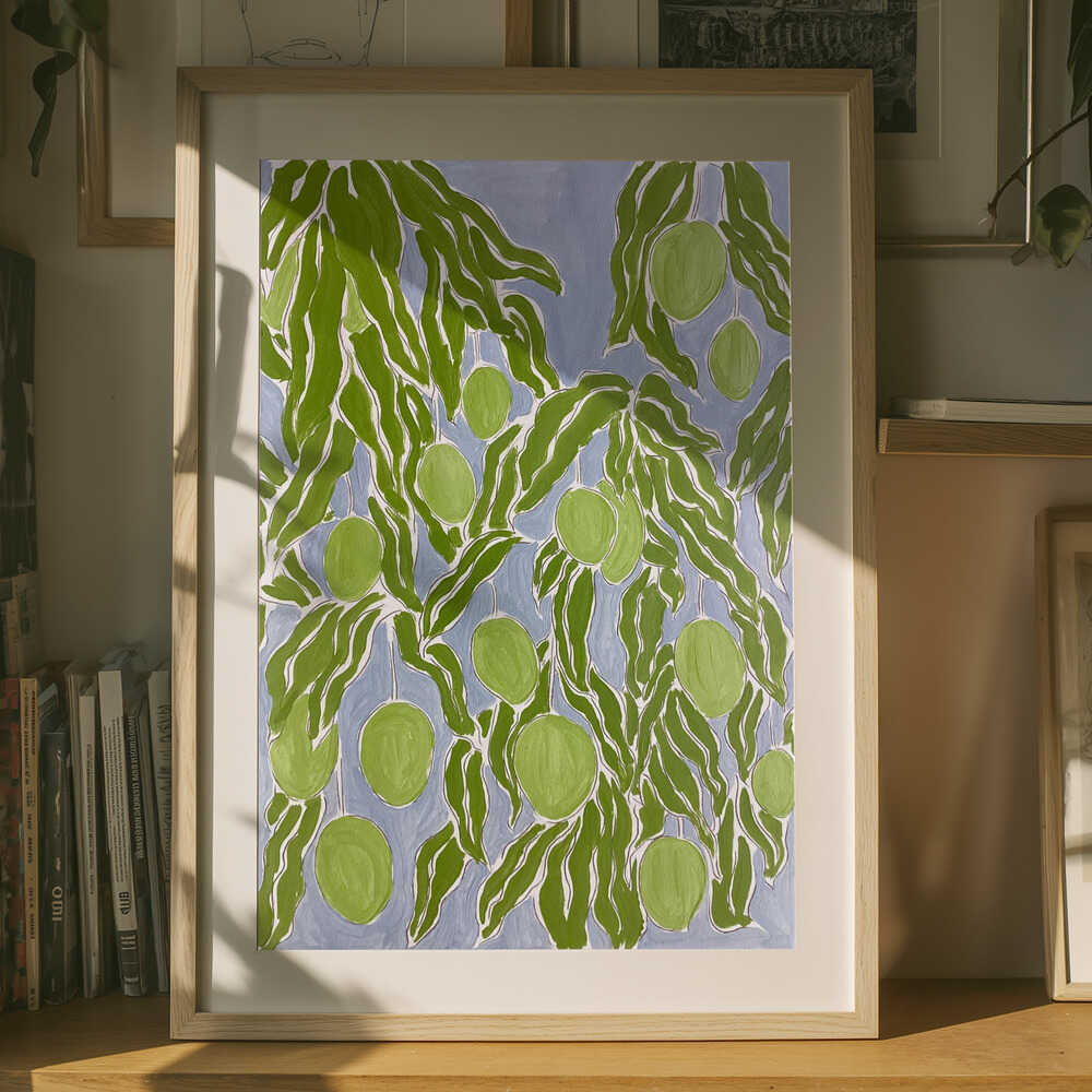 Plakat: Grøn citruslund