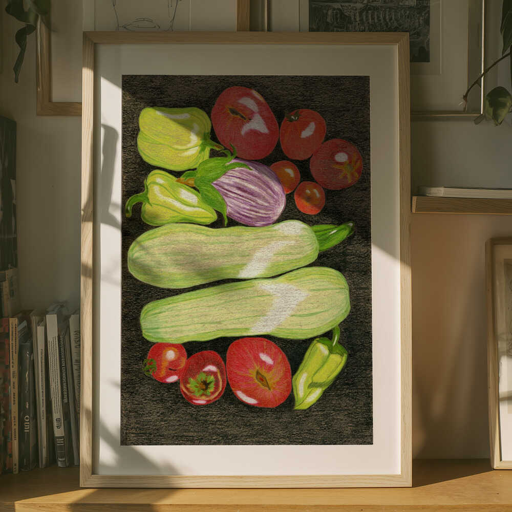 Fresh Garden Harvest Poster