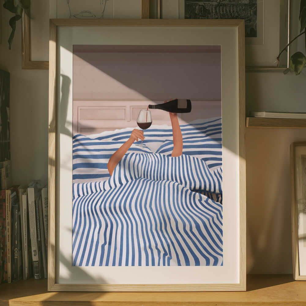 Vin i sängen Poster