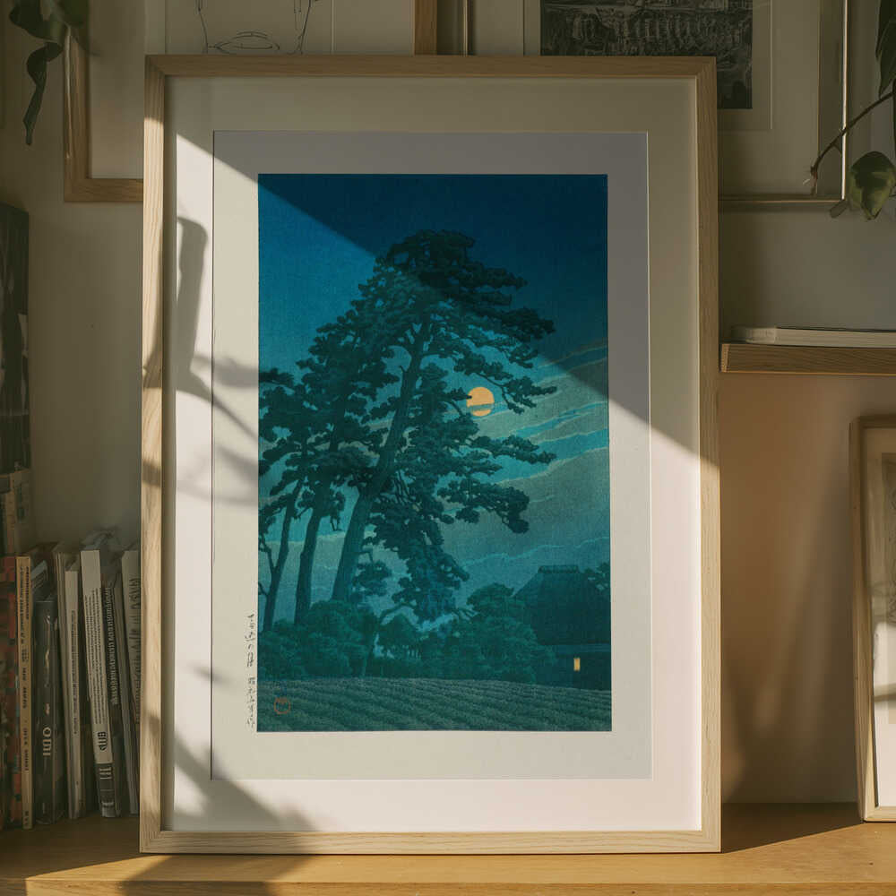 Måne ved Magome Plakat
