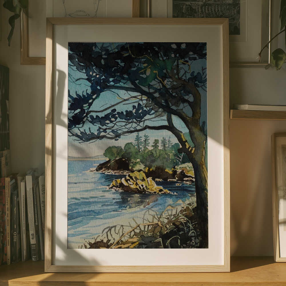 Coastal Pine Vista-plakat