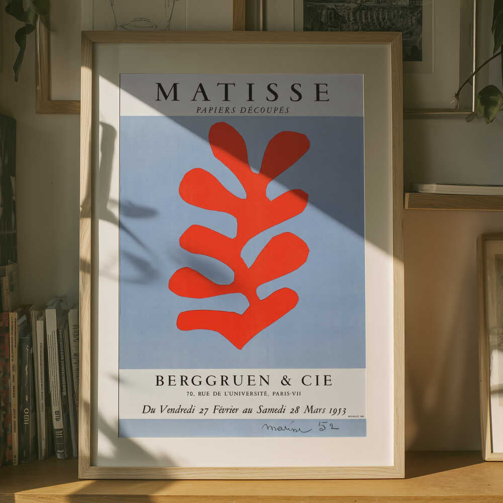 Henri Matisse's Papiers Decoupés (1953) Poster