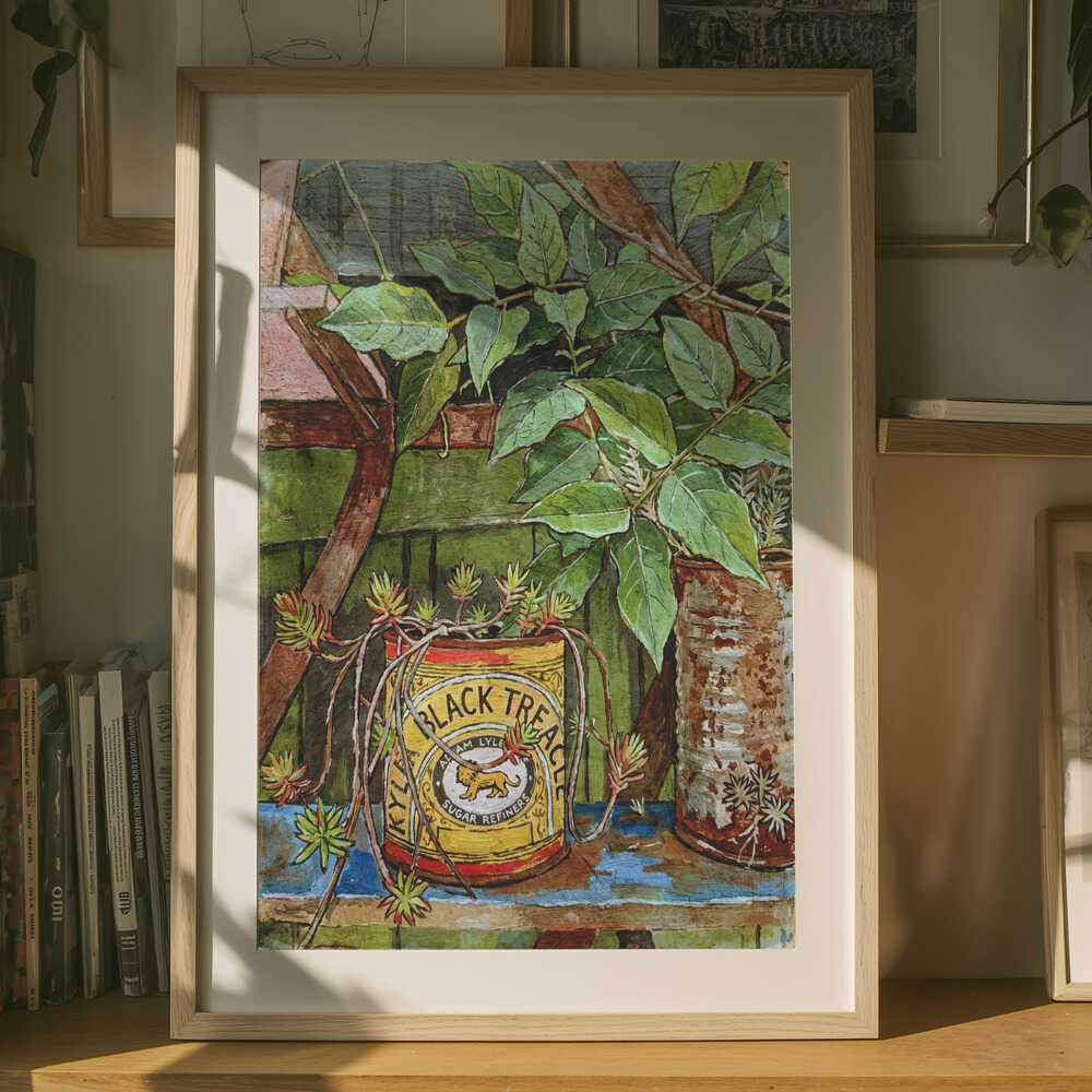 Rustik Trädgård Stilleben Poster