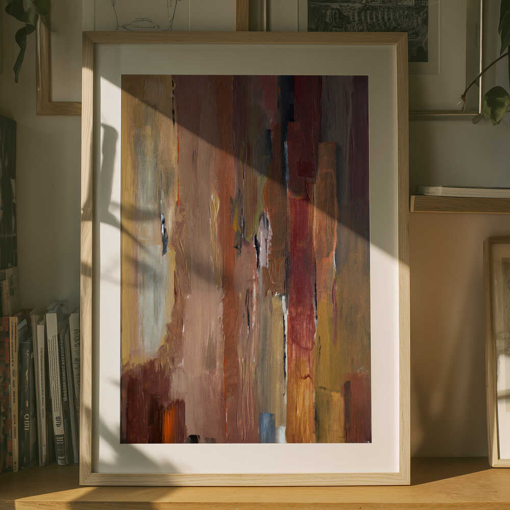 Textured Urban Tones Poster
