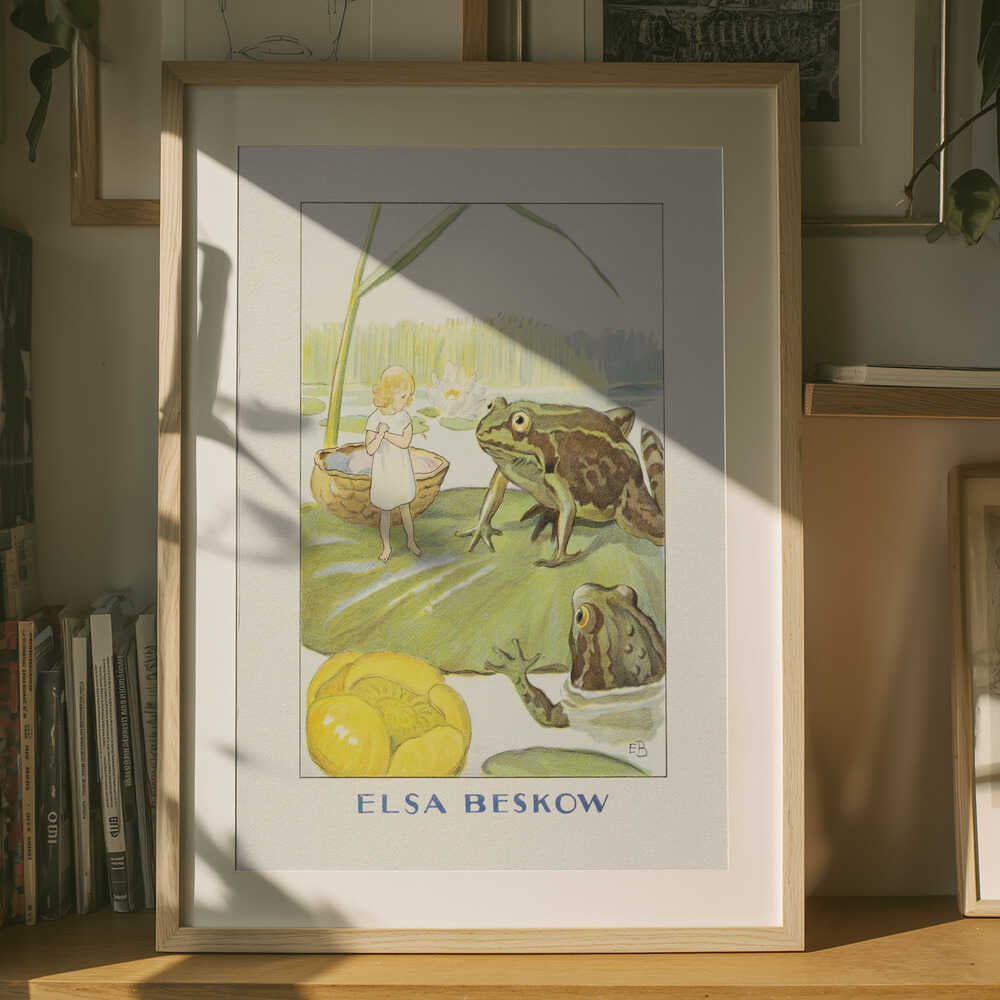 Tummelisa Grodorna, Elsa Beskow Hc Andersen Poster