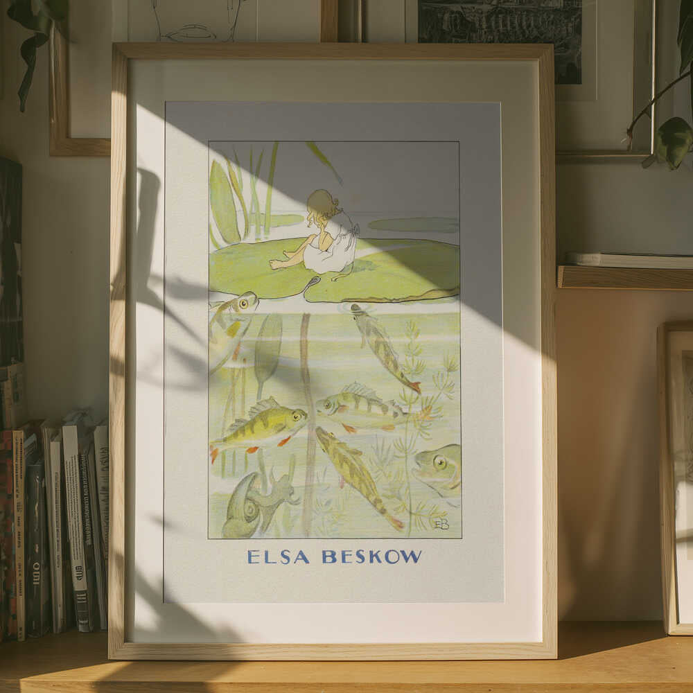 Tummelisa Näckrosbladet Elsa Beskow Hc Andersen Poster
