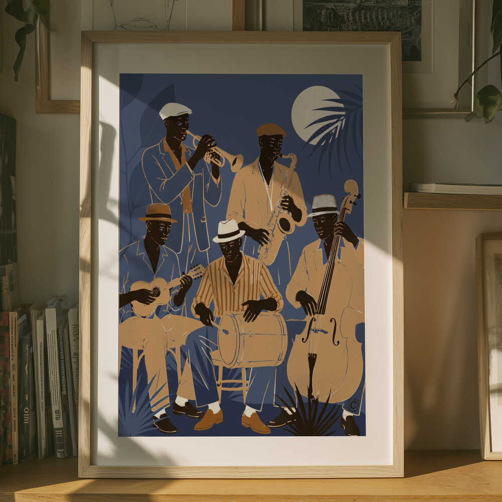 Tropisk Jazzkväll Poster