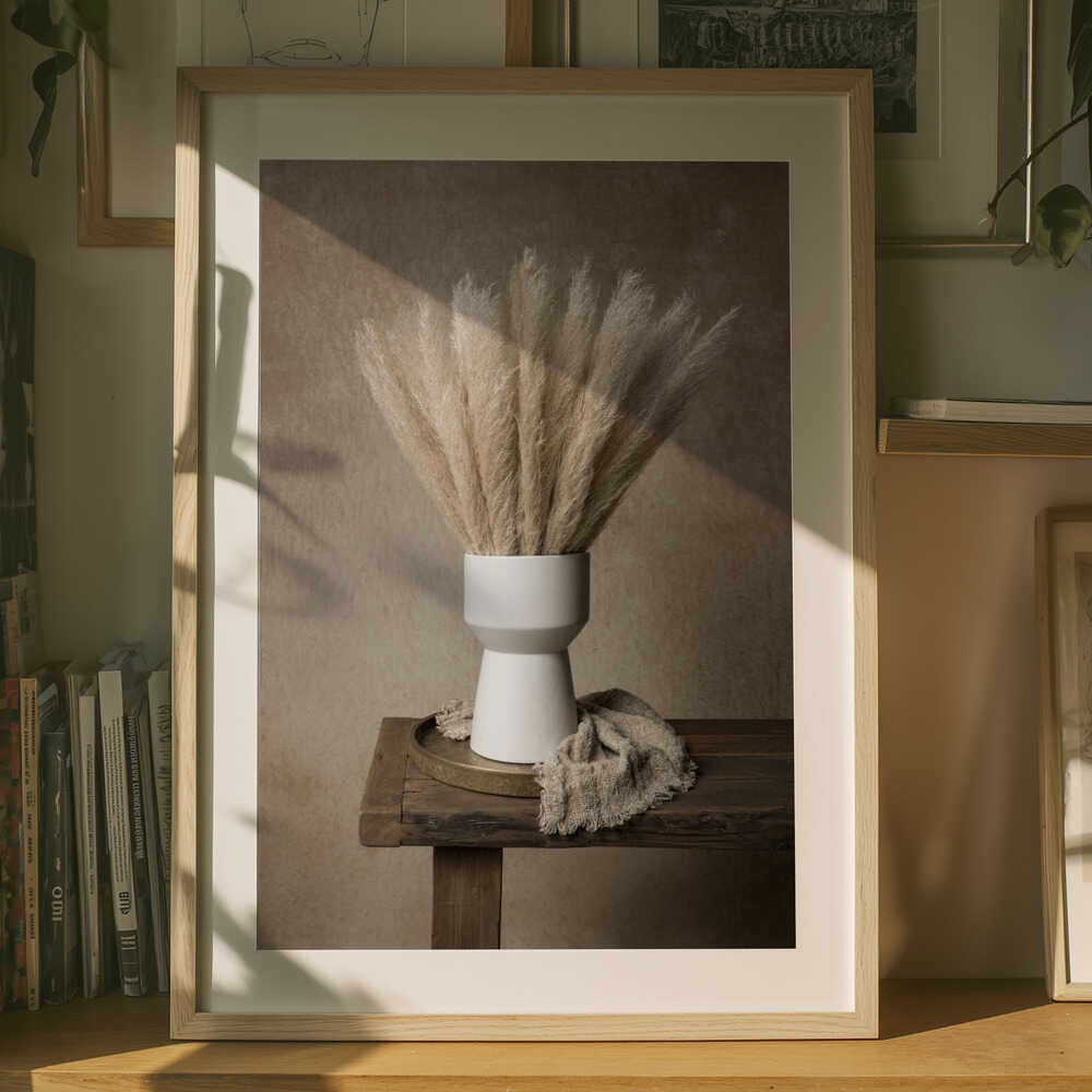 Moderne Pampas Stilleben Plakat
